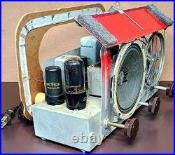 Vintage 1945 RCA Victor Model 56X3 Mahogany Cabinet Vacuum Tube Radio (restored)