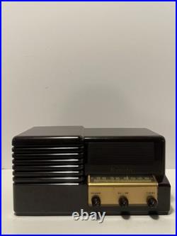 Vintage 1946 Brewster 9-1084 Bakelite Tube Radio Untested