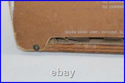 Vintage 1946 Charles Eames Zenith Vacuum Tube Radio Mid Century Evans 2-113 #n