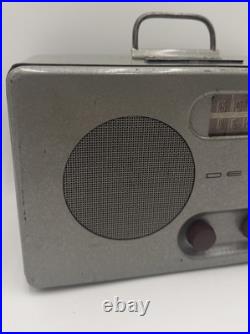 Vintage 1946 Detrola 568-1 Tube Radio AM Shortwave Metal Case Working Tested
