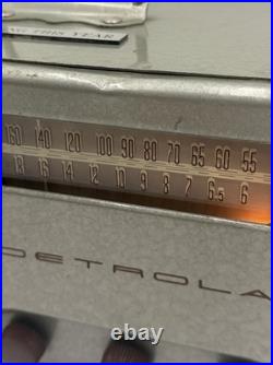 Vintage 1946 Detrola 568-1 Tube Radio AM Shortwave Metal Case Working Tested