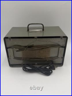 Vintage 1946 Detrola 568-1 Tube Radio AM Shortwave Metal Case Working Tested