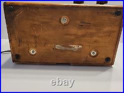 Vintage 1946 Emerson AM Tube Radio Model 539 Works Read