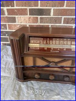 Vintage 1946 Firestone Air Chief AM/SW Tube Radio Model 4-A-20 WORKS Vintage 1946 Firestone Air Chief AM/SW Tube Radio Model 4-A-20 WORKS