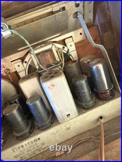 Vintage 1946 Firestone Air Chief AM/SW Tube Radio Model 4-A-20 WORKS