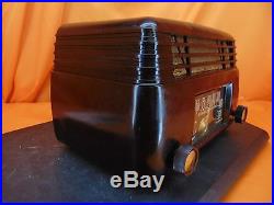 Vintage 1946 GENERAL ELECTRIC 200 MARBLED Bakelite TUBE RADIO IMPOSSIBLE FIND
