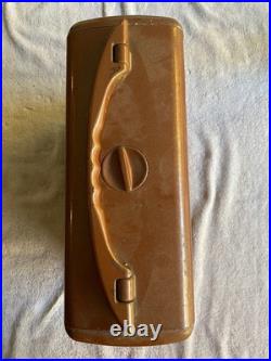 Vintage 1946 General Electric GE Radio 260 Portable Tube AM Short Wave Untested