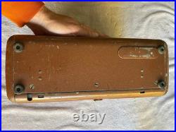 Vintage 1946 General Electric GE Radio 260 Portable Tube AM Short Wave Untested