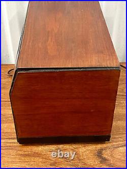 Vintage 1946 Majestic 5A430 Table Top Tube Radio Wooden Case Works Well
