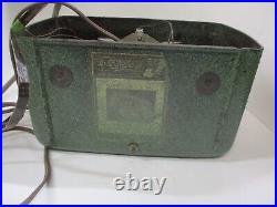Vintage 1946 Philco Hippo Bakelite Tube Radio Model 46-420 GREEN Parts/Repair