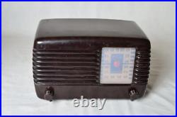 Vintage 1946 Philco Transitone Bakelite Tube Radio 46-200 Working Condition