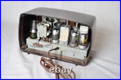 Vintage 1946 Philco Transitone Bakelite Tube Radio 46-200 Working Condition