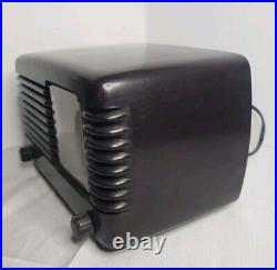 Vintage 1946 Philco Transitone Bakelite Tube Radio 46-200 Working Condition MCM