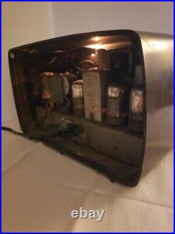 Vintage 1946 Philco Transitone Bakelite Tube Radio 46-200 Working Condition MCM