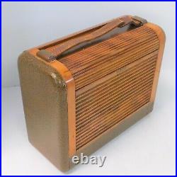 Vintage 1946 Portable Radio Philco Model 46-350 Code 121 Excellent Radio