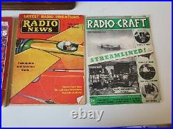 Vintage 1946 Spartan Tube Radio Model 6AM26 Wooden + 4 Radio books