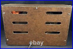 Vintage 1946 Temple E-514 Wooden Tube Radio Receiver Made in USA