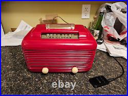 Vintage 1946 crosley 56tu AM tube radio retro recapped bluetooth FREE U. S. SHIP