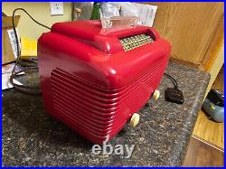 Vintage 1946 crosley 56tu AM tube radio retro recapped bluetooth FREE U. S. SHIP