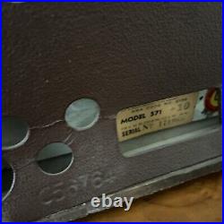 Vintage 1946's Detrola Radio Model 571 Walnut Wood Cabinet