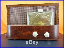 Vintage 1947 EMERSON 541 Wood Cabinet TUBE RADIO