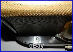 Vintage 1947 Emerson Table Radio Model 511 Bakelite Case Working Brown Case