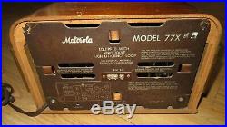 Vintage 1948 1949 Motorola Tube Radio Model 77XM22 Works perfect! AM FM
