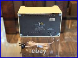 Vintage 1948 General Electric C122 Plaskon Radio Working! Antique Tube Radio