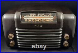 Vintage 1948 Philco 48-464 Bakelite Table Tube Radio Not Working