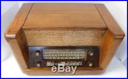 Vintage 1948 Philco Model 48-482 AM/FM/Shortwave Radio, Push Button