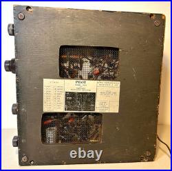 Vintage 1948 Pilot TV-37 Portable Tube Television Powers On, Untested
