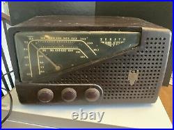 Vintage 1948 ZENITH Ch 7E02 30 Watt 117 Volt Radio Working Condition