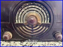 Vintage 1948 Zenith FM 7H820 Long Distance Tube Radio Works