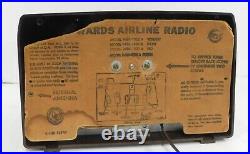 Vintage 1949 Airline Table Radio Bakelite Case and Knobs Working