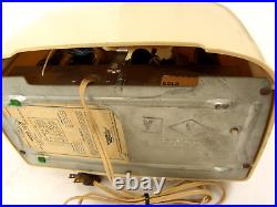 Vintage 1949 BENDIX Aviation Model 55L3 5-Tube IVORY Table Radio Excellent Works