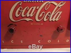 Vintage 1949 Coca Cola Cooler Radio 5A410A, Tube Radio & Bakelite Case