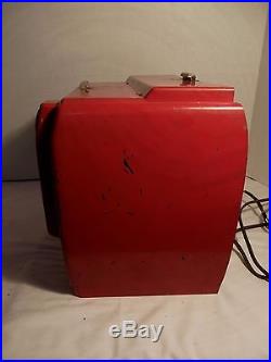Vintage 1949 Coca Cola Cooler Radio 5A410A, Tube Radio & Bakelite Case