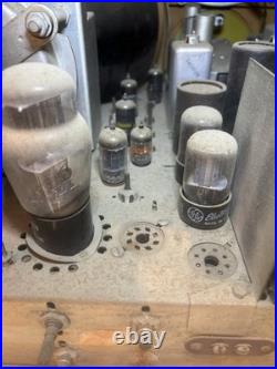 Vintage 1949 Crosley 9-413B 10 Tube Television AM/FM Radio Combo Untested