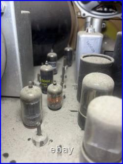 Vintage 1949 Crosley 9-413B 10 Tube Television AM/FM Radio Combo Untested