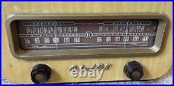 Vintage 1949 (Early) Packard Bell Model 602 Blonde Wood Tube Radio