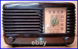 Vintage 1949 Philco Transitone Model 49-500 Vacuum Tube Radio Code-121 restored