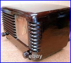 Vintage 1949 Philco Transitone Model 49-500 Vacuum Tube Radio Code-121 restored