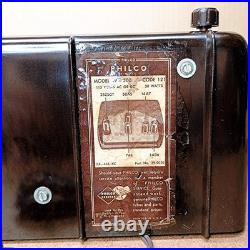 Vintage 1949 Philco Transitone Model 49-500 Vacuum Tube Radio Code-121 restored