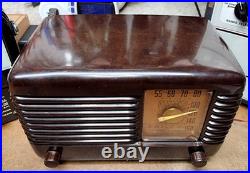 Vintage 1949 Philco Transitone, Model 49-500 Vacuum Tube Table Radio (restored)