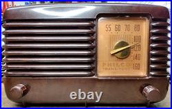 Vintage 1949 Philco Transitone, Model 49-500 Vacuum Tube Table Radio (restored)