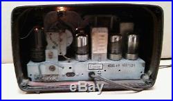 Vintage 1949 Philco Transitone model 49-500 bakelite tube radio Serviced works