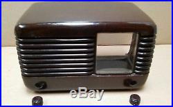 Vintage 1949 Philco Transitone model 49-500 bakelite tube radio Serviced works
