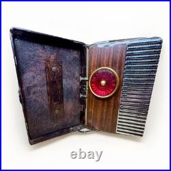 Vintage 1949 RCA Victor Pocket Tube Radio 8B42 Portable 8 B 42 UNTESTED Vintage 1949 RCA Victor Pocket Tube Radio 8B42 Portable 8 B 42 UNTESTED