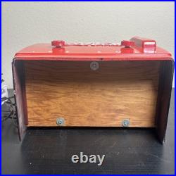 Vintage 1949 Real Deal Genuine AM Tube, Coca Cola Bakelite Cooler Radio Vintage 1949 Real Deal Genuine AM Tube, Coca Cola Bakelite Cooler Radio