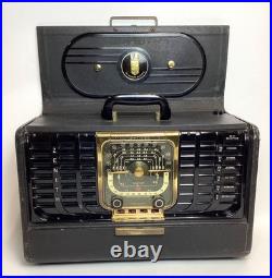 Vintage 1949 ZENITH Trans-Oceanic Portable Shortwave Radio Model G500 Untested